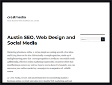 Tablet Screenshot of crestmediainc.com